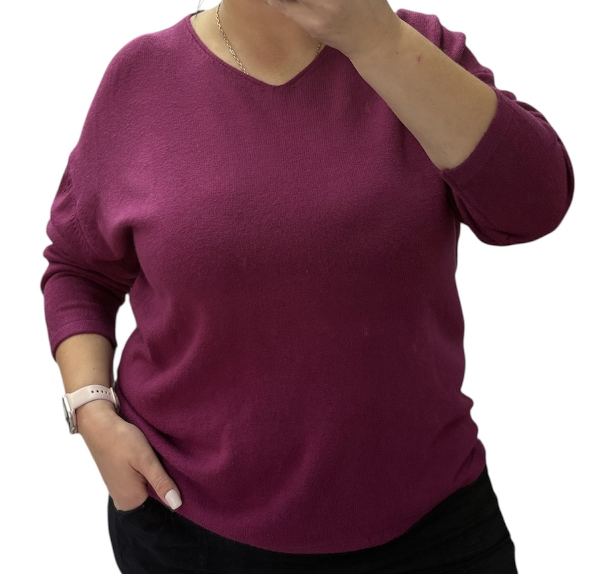 Жіночий кашеміровий светр"G.L.S.A." Art: 25508 Розмір 52-60, фото 1