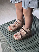 Дитячі шкіряні ортопедичні босоніжки для лікування вальгусної деформації на дівчинку 22 розмір, фото 10