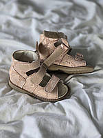 Дитячі шкіряні ортопедичні босоніжки для лікування вальгусної деформації на дівчинку 22 розмір, фото 7