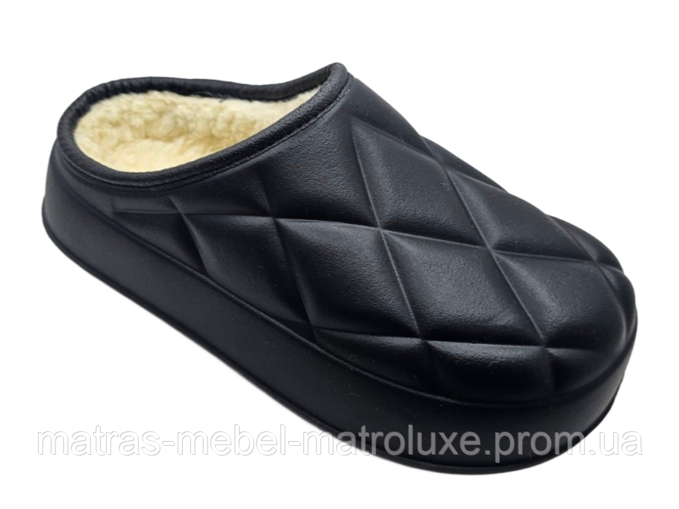 Сабо жіночі утеплені TapMal 602 чорний (6 пар 36/37-40/41)