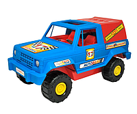 Джип Tigres для дітей 3+, розвиваюча іграшка, безпечний пластиковий транспорт для малюків