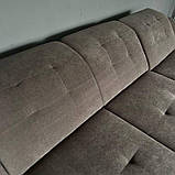 Розкладний диван кутовий коричневого кольору, фото 9