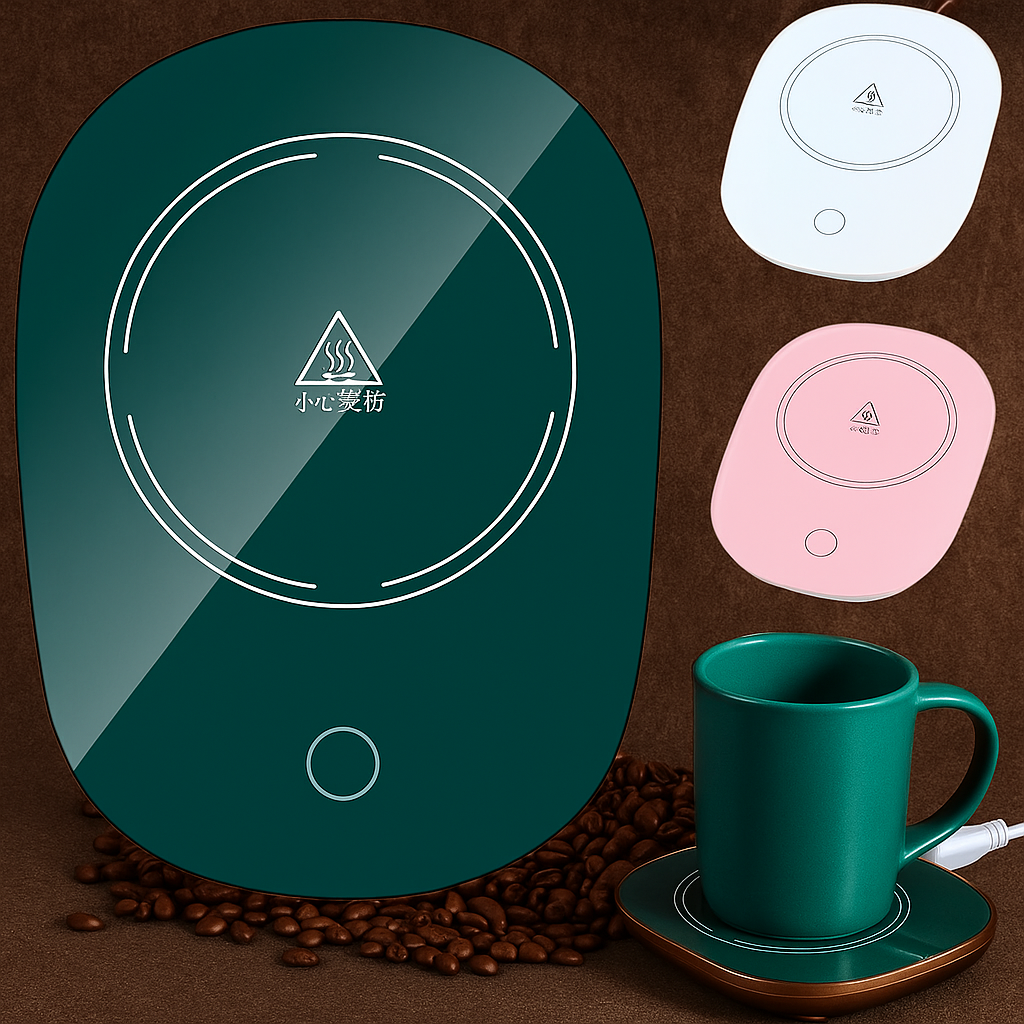 Електропідставка для підігрівання чашки, напоїв HEATING CUP Підігрівач чашок Підставка з підігрівом, фото 1