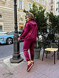 Костюм жіночий спортивний велюровий кофта на молнії і джогери рр.50-52, 54-56, 58-60, фото 7