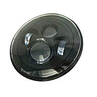 Фара LED ВАЗ 2101, 2121, ГАЗ, УАЗ, іномарки, мото 7 дюйма 60W з 4 лінзами (алюміній) 1шт