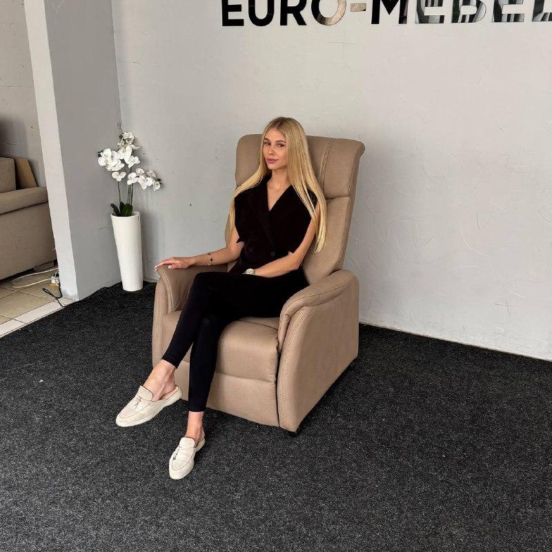 Крісло-реклайнер електро Німеччина, фото 1