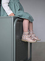 Дитячі шкіряні ортопедичні босоніжки на дівчинку з супінатором 23 розмір, фото 2