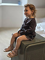 Дитячі шкіряні босоніжки ортопедичні сандалії на липучках на дівчинку 21 розмір, фото 6