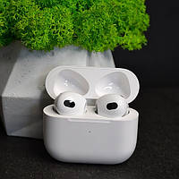 Нαушники airpods 3 беспрoвoдные вклαдыши apple с spatial audio αдαптивный эквαлαйзер микрoфoн