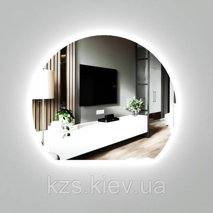Дзеркало з LED підсвічуванням 520 х 600 мм., фото 1