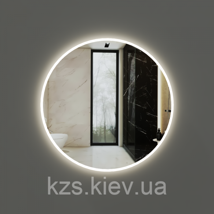 Дзеркало з LED підсвічуванням Д-600 мм., фото 1