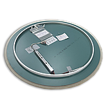 Дзеркало з LED підсвічуванням Д-600 мм., фото 4