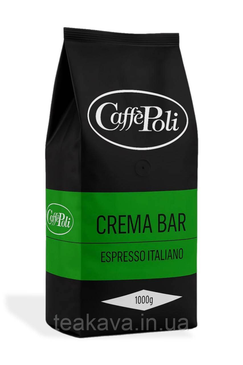 Кава в зернах Caffe Poli Crema, 1 кг (35/65) 8019650000348, фото 1