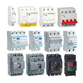 Автоматичні вимикачі, УЗО