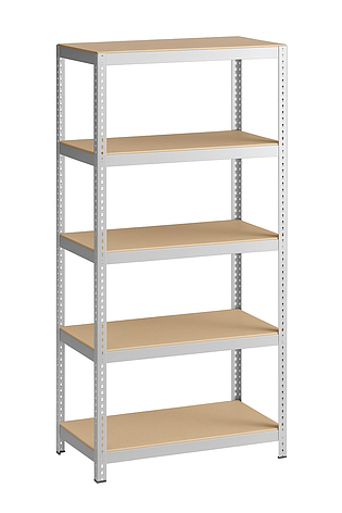 Стелаж | 1960–2500 мм | різні розміри | 150 кг/полка | ДСП полки 16 мм | металевий | оцинкований | ЧК-80, фото 1
