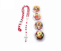 Дерев'яна вервиця чотки з запахом