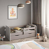 Ліжко дитяче, вікова категорія від 3х до 12 років, розмір сп. місця 1600х800мм, Тоффі/ Німфея Альба (Білий)