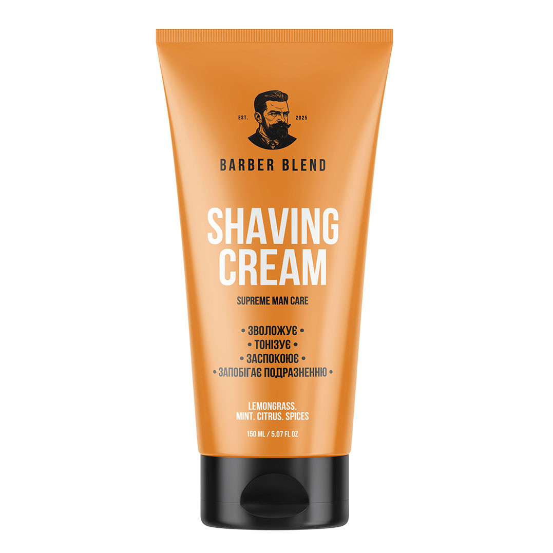 Крем для гоління / Shaving Cream Barber Blend 150 мл, фото 1