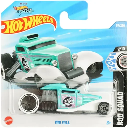 Машинка Хот Вілс 1:64 Mid Mill колекція Rod Squad Hot Wheels Mattel HYX79