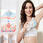 Антицелюлітний масажер для тіла 3 насадки, від мережі / Ручний електромасажер / Ручний масажер, фото 2