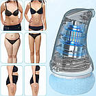 Антицелюлітний масажер для тіла 3 насадки, від мережі / Ручний електромасажер / Ручний масажер, фото 4