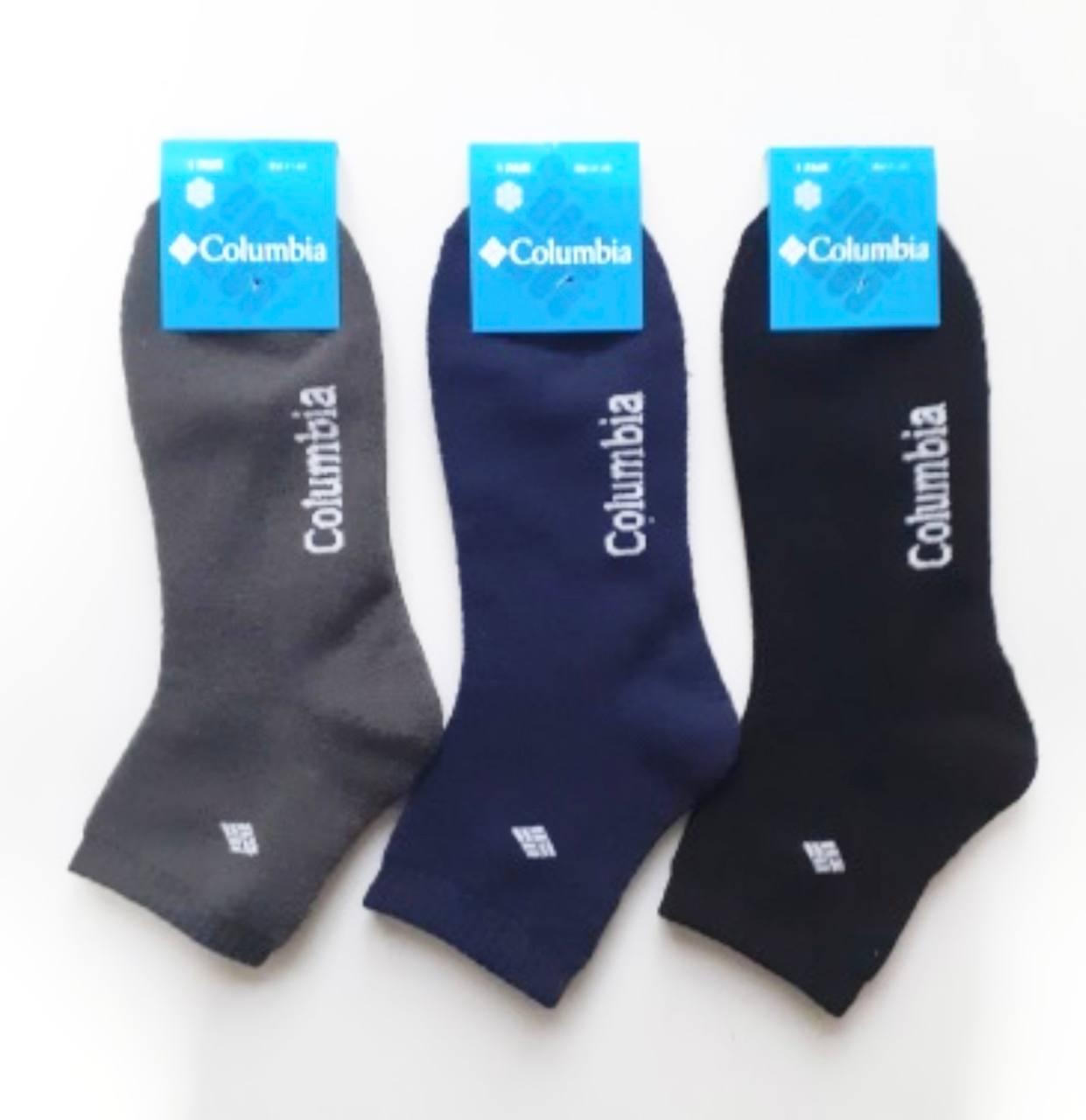 Шкарпетки зимові 12 пар махрові бавовна Columbia Туреччина розмір 36-41 мікс кольорів