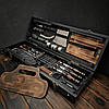 Подарунковий набір шампурів у дерев'яному кейсі-столику "Кулінар Браун", фото 3