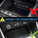 Бездротова зарядка телефона 15W в центральну консоль для Hyundai Tucson 3 TL 2015/2020, фото 10