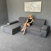 Кутовий новий диван в тканині