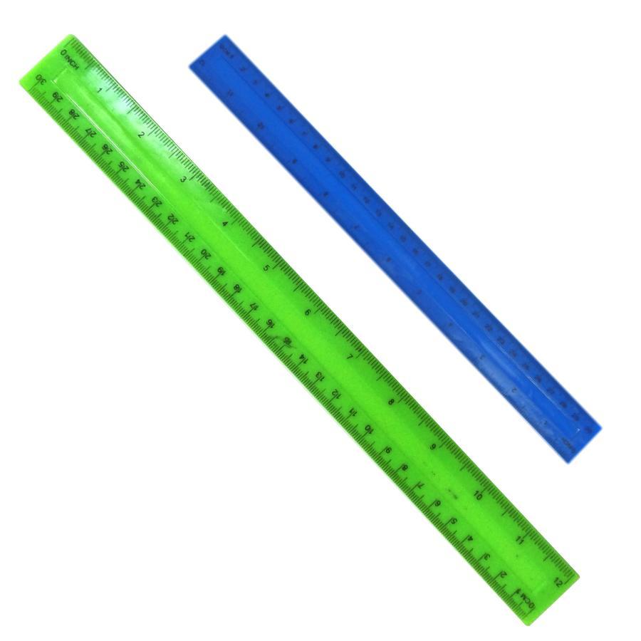 Лінійка,  30 см, пластикова, Sat, фото 1