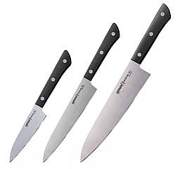 Набір із 3х кухонних ножів Samura Harakiri SHR-0220B