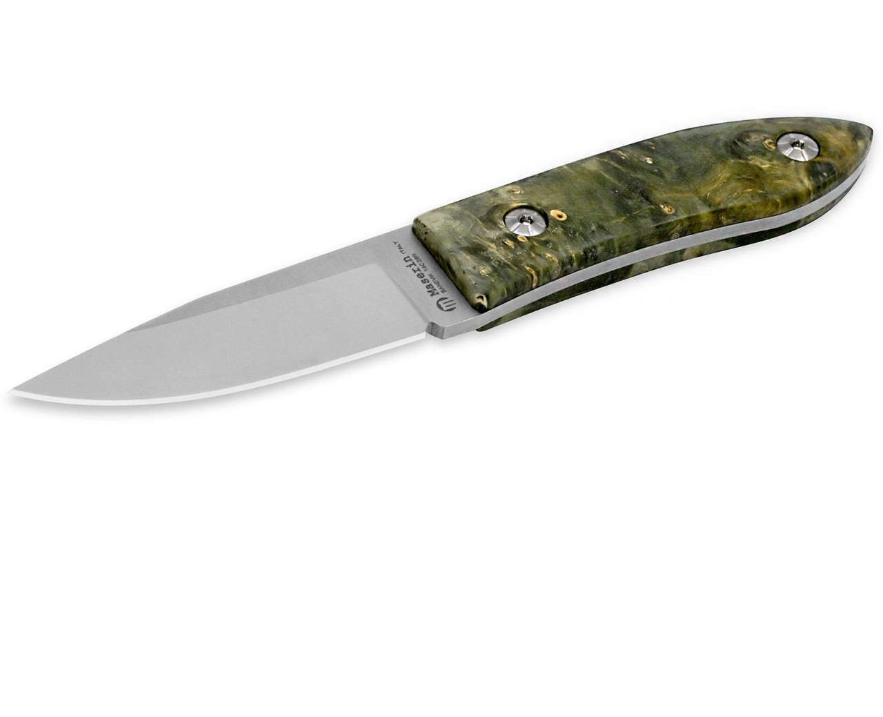 Ніж Maserin AM-22, 14C28N, зелений буковий кап 923/RV