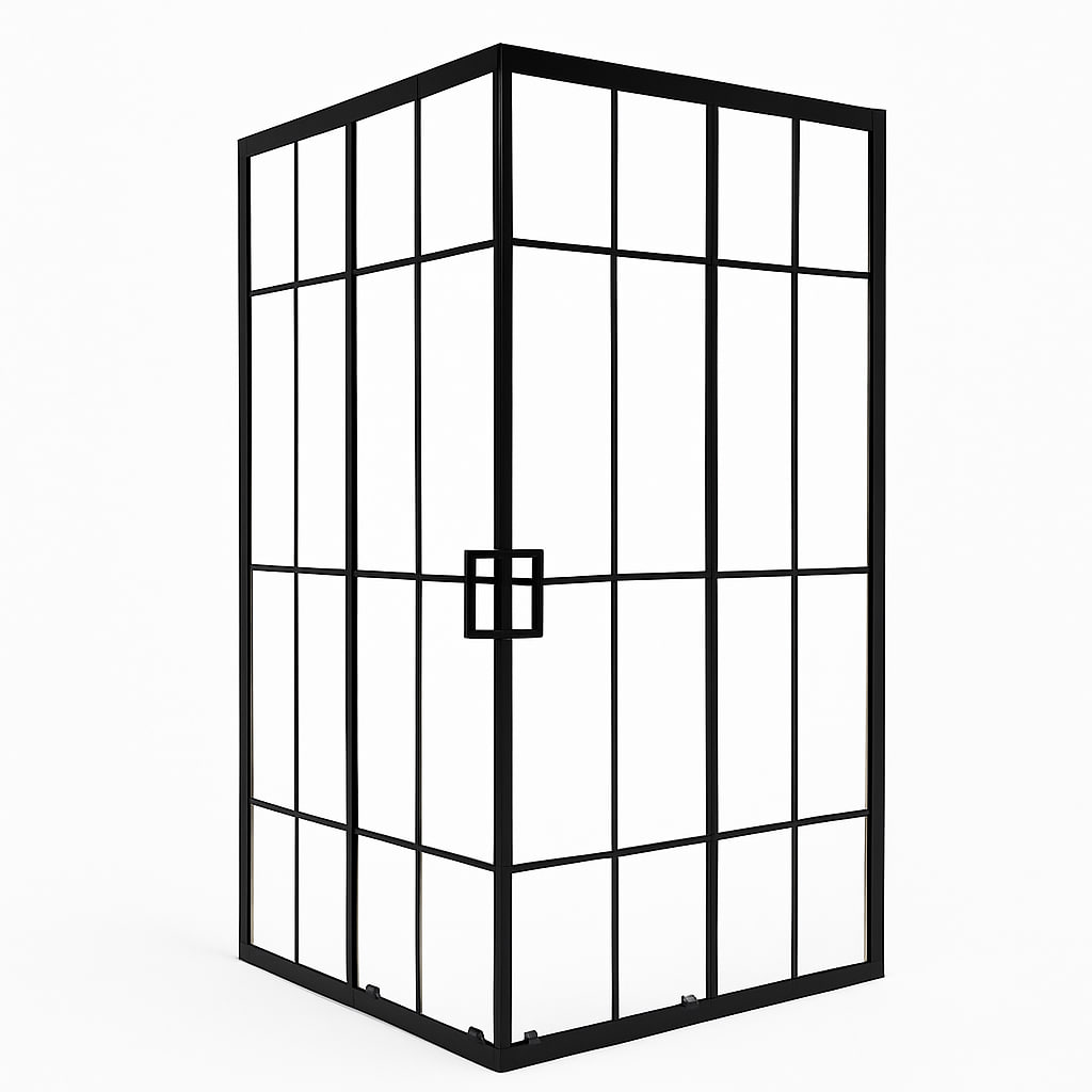 Душова кабіна SUNWAYS 90 SB 4 90х90х180 см без піддону прозоре скло розсувні двері