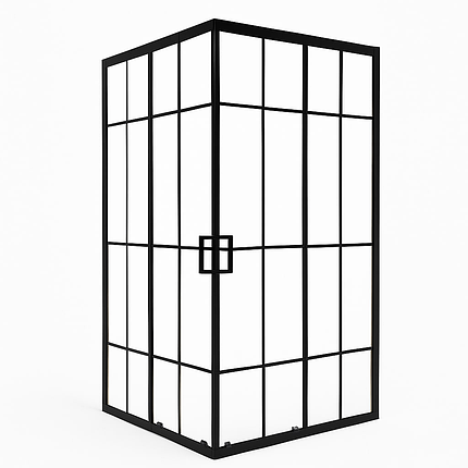 Душова кабіна SUNWAYS 90 SB 4 90х90х180 см без піддону прозоре скло розсувні двері, фото 1