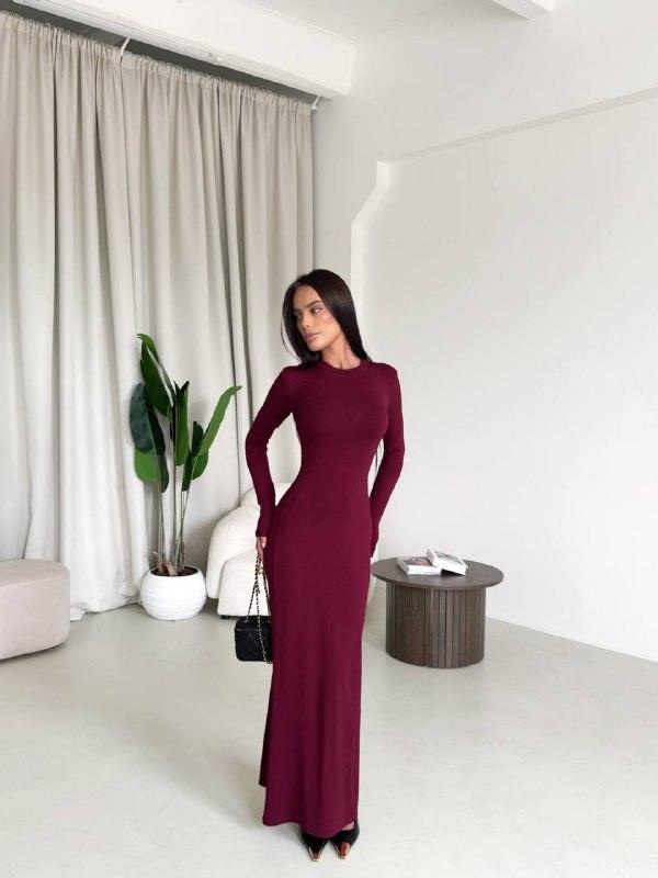 Жіноча сукня; Колір чорний, темний шоколад, бордо; Розмір: 42-46 (оверсайз);, фото 1