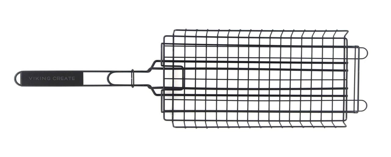 Решітка для гриля з чорним антипригарним покриттям (60,5 × 33 × 17 см), фото 1