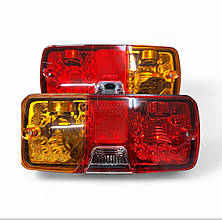 Задній ліхтар, стоп світлодіодний для вантажівки, причепа Універсальний Ceray 12/24v,  пара