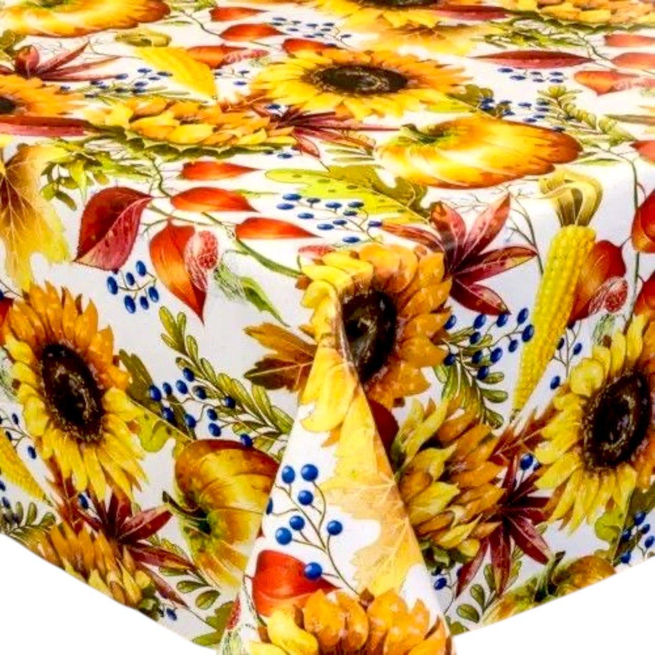 Шикарна клейонка на кухонний стіл на тканинній основі Модерн