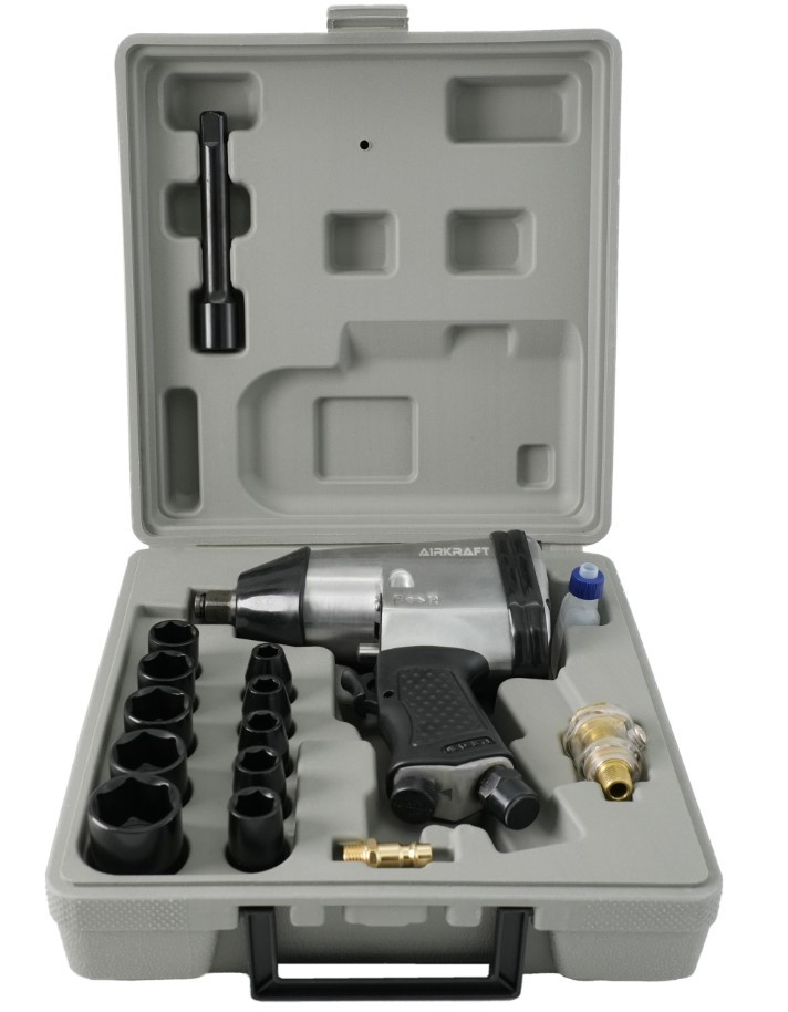 Набір пневматичних ударних гайковертів 1/2" 350 Нм 7000 об/хв, фото 1