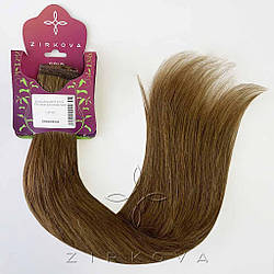 Шиньйон-Хвіст на Липучці 50 см 100 грам, Шоколад №04