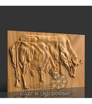 Панно Два буйвола] переводится на украинский как [Панно Два буйволи]. Код/Артикул