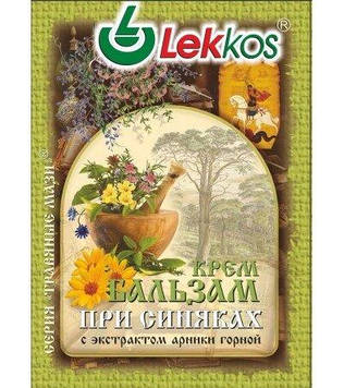 Крем-бальзам ЛЕККОС при синцях 10 гр. Код/Артикул