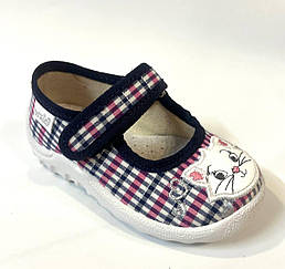 Дитячі тапочки для дівчат, Waldi (код 2286) розміри: 21