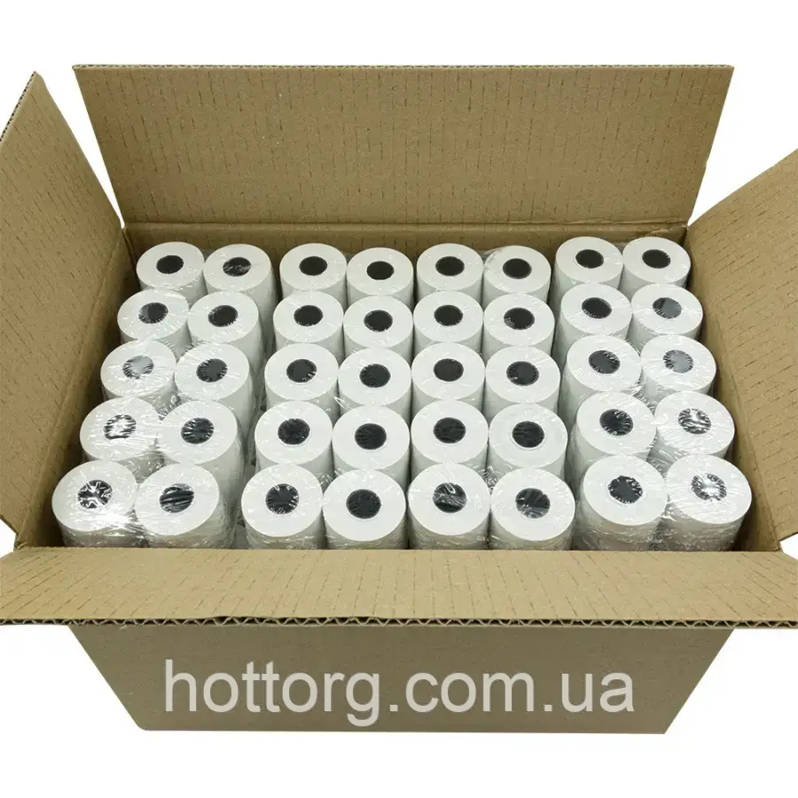 Чекова стрічка 57 мм/19 м — упаковка 200 рулонів, фото 1