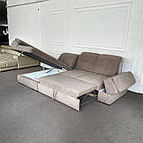 Кутовий диван в тканині з переставними спинками, фото 3