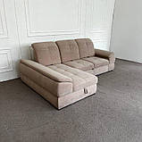 Кутовий диван в тканині з переставними спинками, фото 6