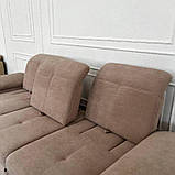 Кутовий диван в тканині з переставними спинками, фото 7