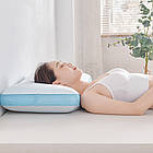 Ортопедична подушка для сну з ефектом пам'яті Memory Foam Шовк 50х30х10 см Якісна ортопедична подушка, фото 6