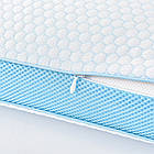 Ортопедична подушка для сну з ефектом пам'яті Memory Foam Шовк 50х30х10 см Якісна ортопедична подушка, фото 10