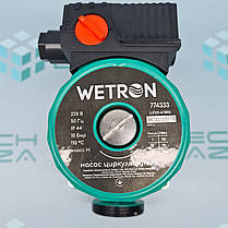 Насос циркуляційний 100Вт Hmax 6м Qmax 50л/хв Ø1½" 130мм зел + гайки Ø1" LPS25-6/130G WETRON (774333), фото 2